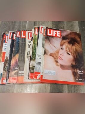Vintage LIFE Magazine Lot of 16 1940s–1970s WWII Celebrity Covers